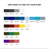 tank top color chart - Machine Gun Kelly Shop