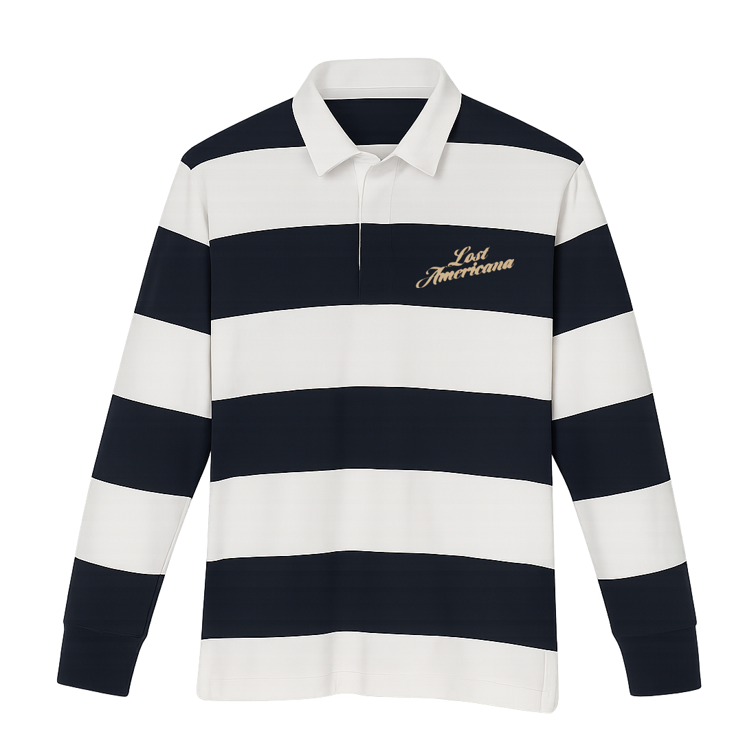 lost americana striped polo